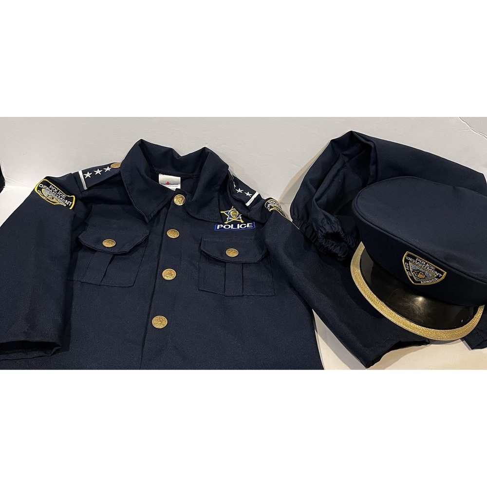 Halloween Police Costume for Kids Police Officer Size 2 Toddler Dress Up America